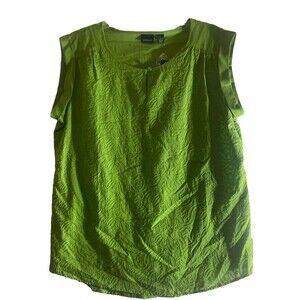 NWT Westbound Lime Green Button Shirt Size Large